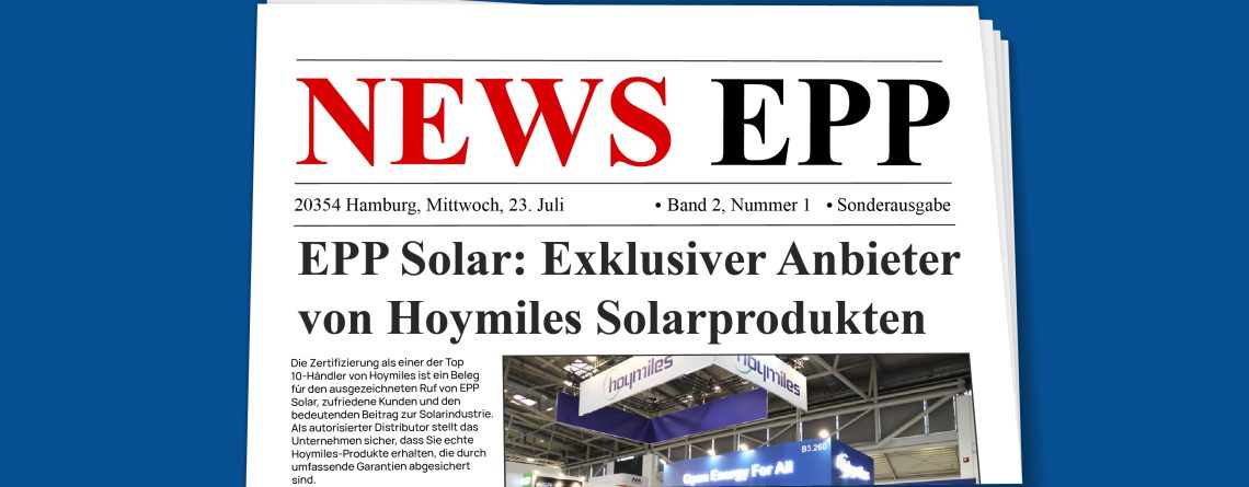 EPP Solar - Anbieter für Hoymiles