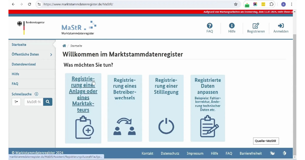 Marktstammdatenregister der bundesnetzagentur, Balkonkraftwerk